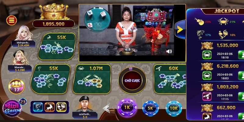 Những chiến thuật đơn giản giúp thắng lớn tại bầu cua Livestream